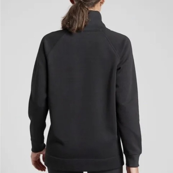 Athleta Navy (NOT BLACK) bottom zip turtleneck Sweater
NWOT - Picture 4 of 7